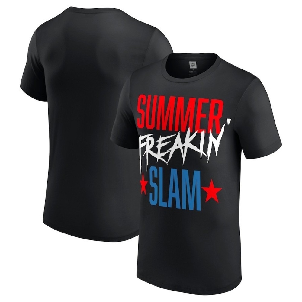 Men's Black WWE 2023 Summer Seth Freakin' Rollins Slam Shirt Adult 5XL New